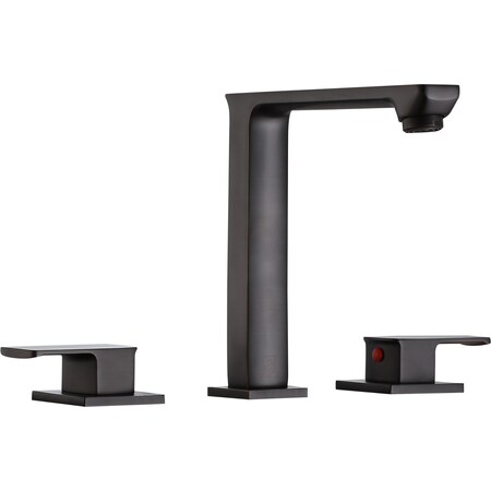 Anzzi Alpine 8" Widespread 2-Handle Bathroom Faucet in Oil Rubbed Bronze L-AZ189ORB